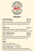 Eno's Burger menu