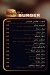Famous Burger menu
