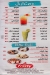 Frosty menu