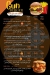Gun Burger menu