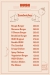 Hush Burgers menu
