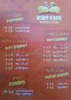 Kids Cafe menu Egypt