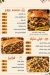 Last Cup menu Egypt