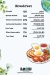 Le Monde Cafe menu