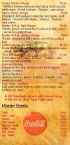 Master Burger menu Egypt