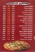 Original Pizza delivery menu