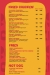 Red Burger menu Egypt