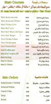 Z menu Egypt