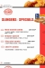 Slingers online menu