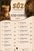 SOZ delivery menu