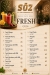 SOZ menu prices