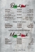Vanelli menu